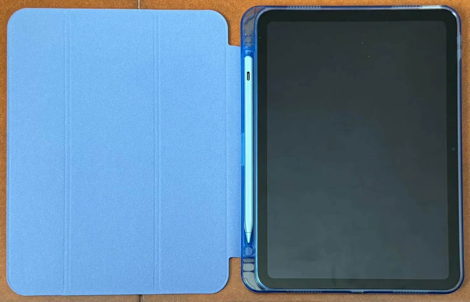 MoKo Cover iPad A16 11/10 Gen 11/10.9" Argento Trasparente