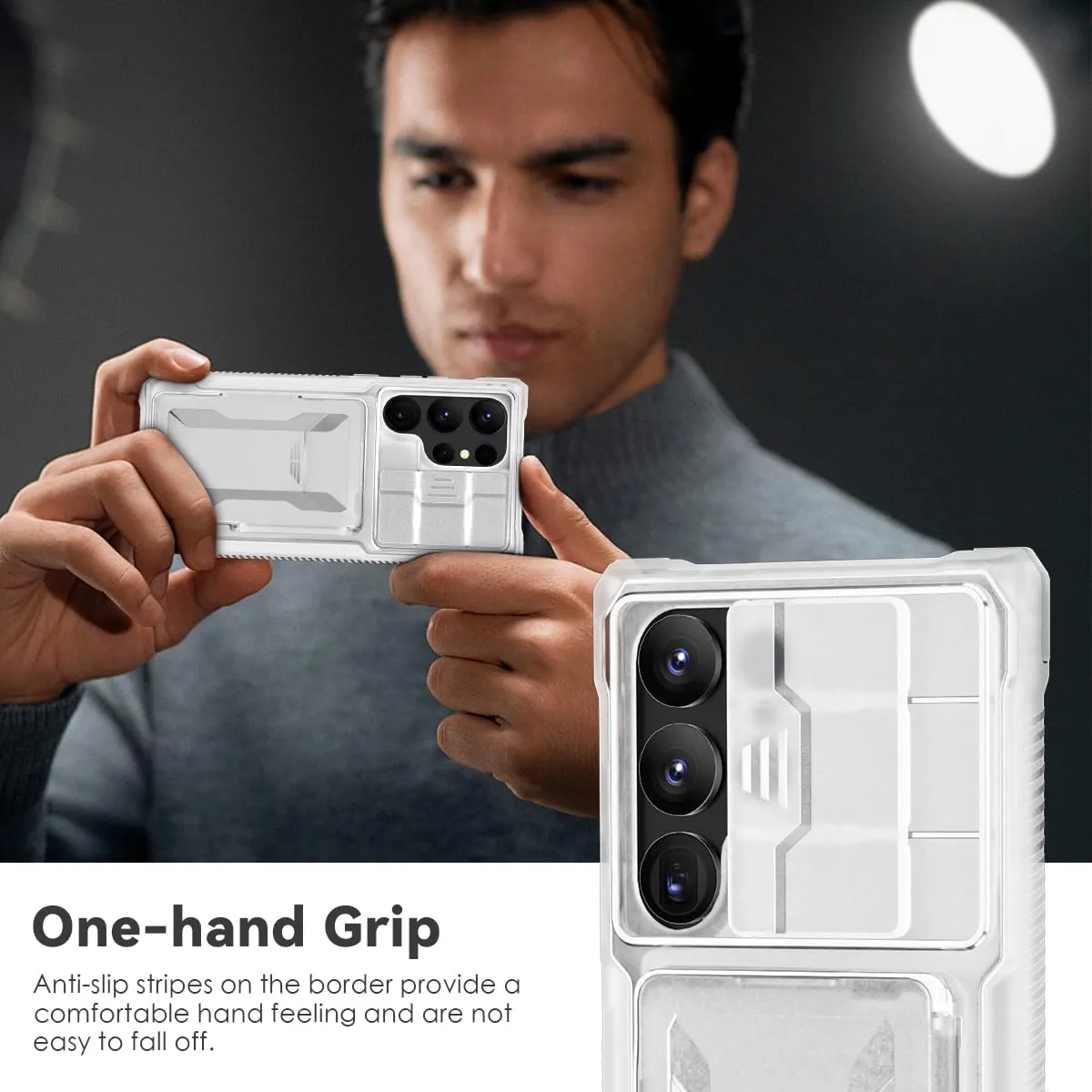 CloudValley Galaxy S24 Ultra Cover Portafoglio con Porta Carte
