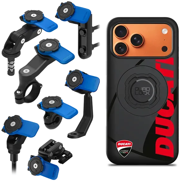 Quad Lock Kit Moto Ducati Corse Edition supporto completo