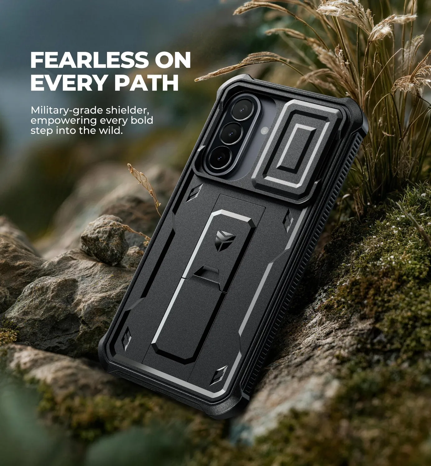 Dexnor Cover Galaxy A57 5G 6,7 Nera Antishock con Cavalletto