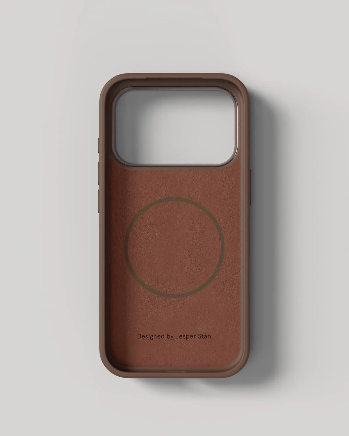 Nudient Bold Case cover iPhone 18 Pro marrone MagSafe antiurto
