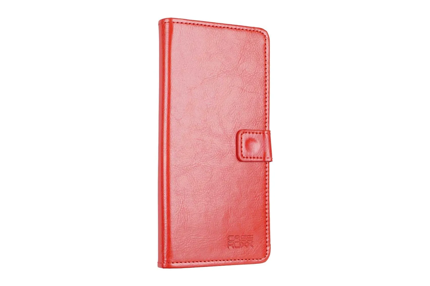 caseroxx per Volla Quintus cover bookstyle rossa finta pelle