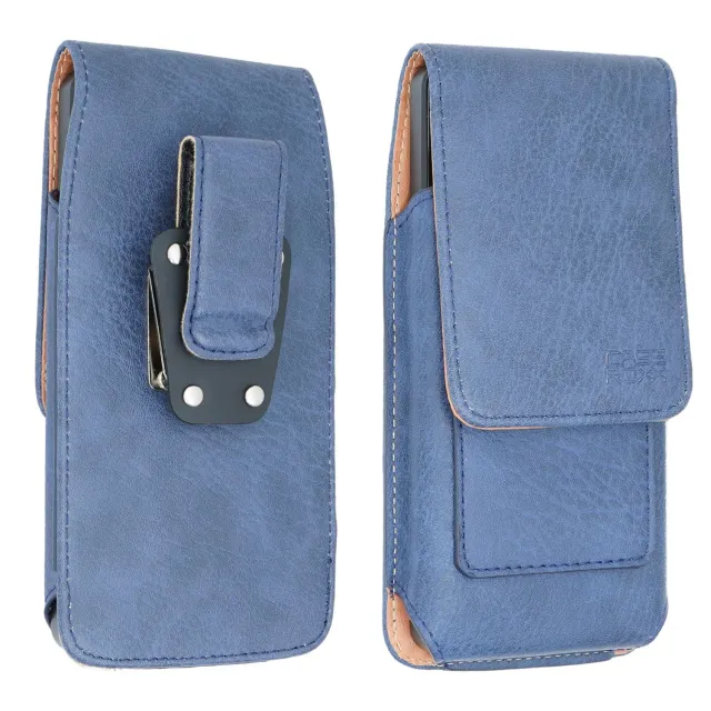 caseroxx Outdoor borsa Gigaset GS6 azzurra clip metallo