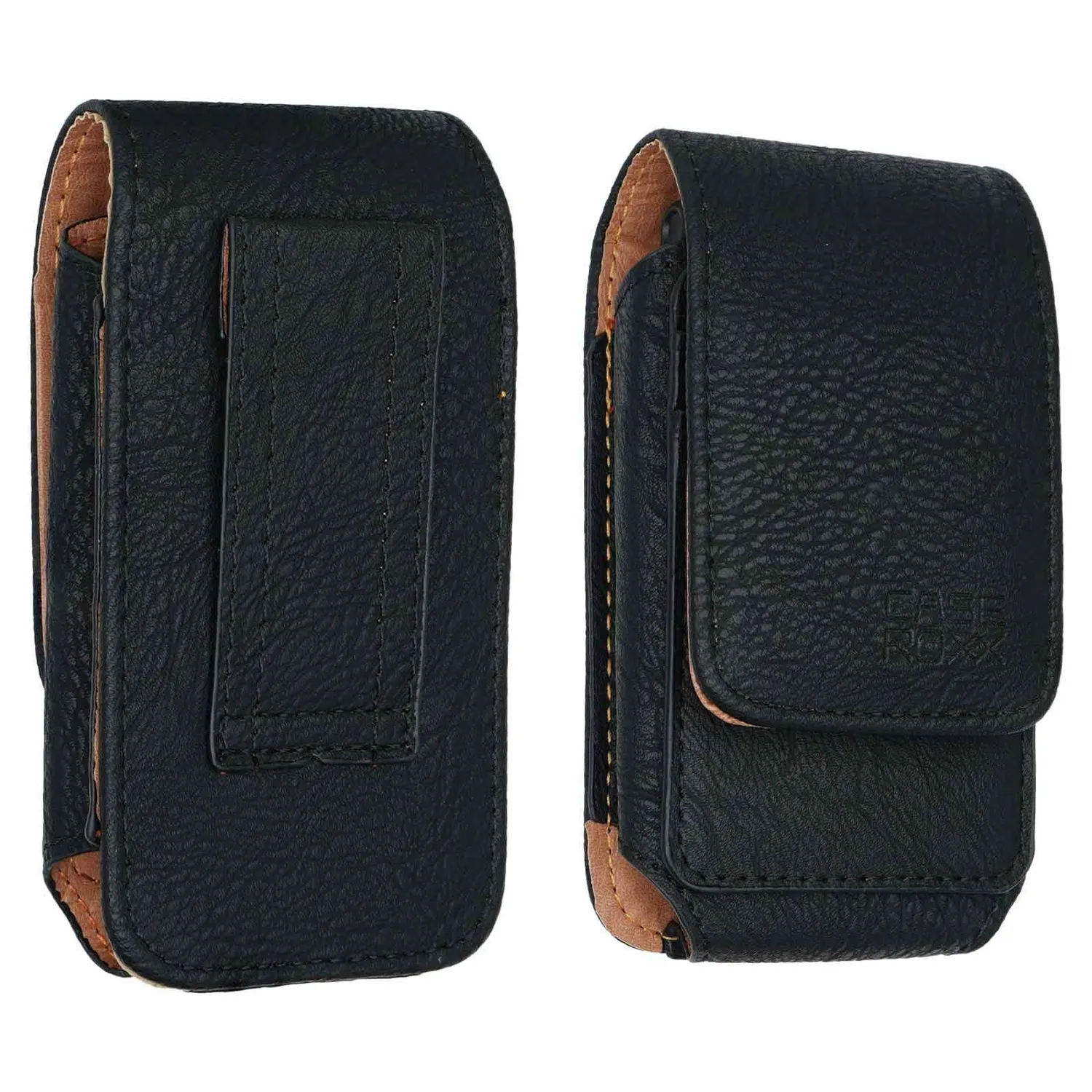 caseroxx Gigaset GL590 custodia cellulare nera da cintura