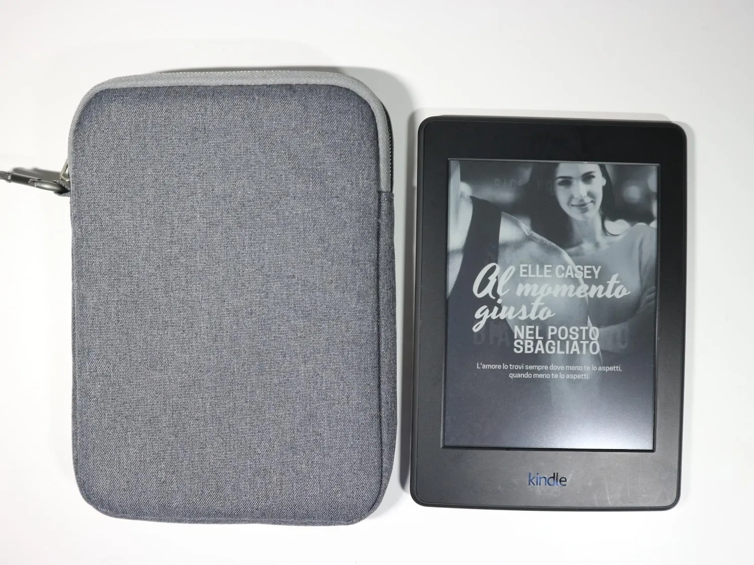 MoKo Custodia Sleeve 6 pollici Kindle Voyage Oasis grigio scuro nylon
