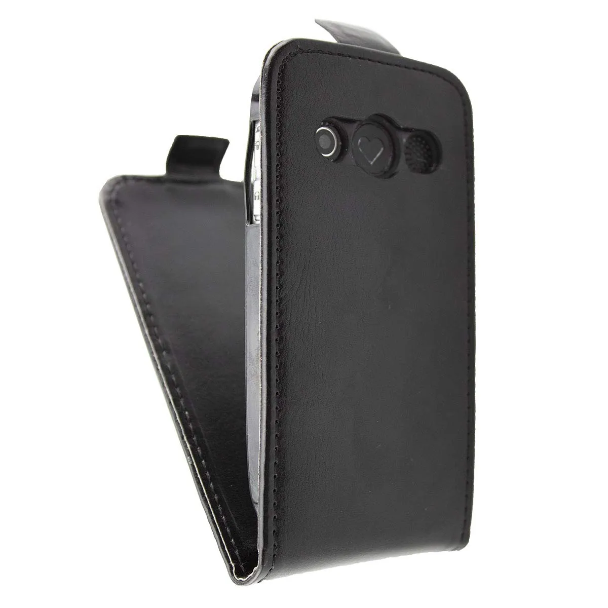 caseroxx Emporia Euphoria V50 flip cover nera magnetica