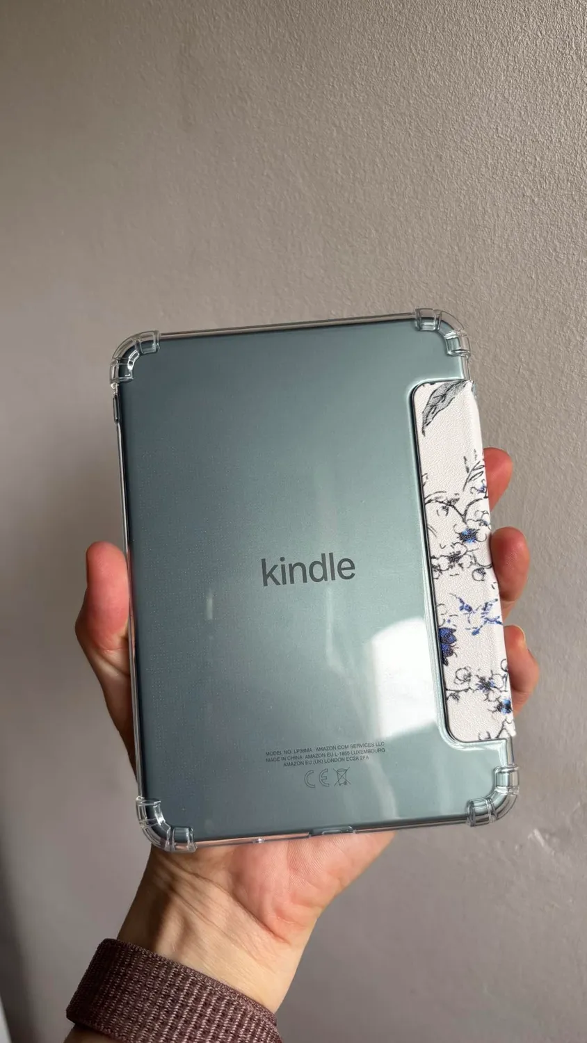 MoKo Kindle Basic 6" 12ª Gen 2026 custodia bianco/blu