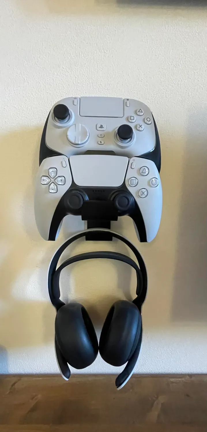 MoKo Supporto Controller Cuffie Nero Alluminio 3 in 1