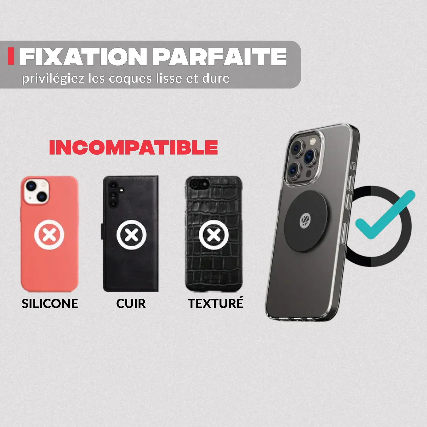 Shapeheart Pro supporto telefono bici magnetico con custodia