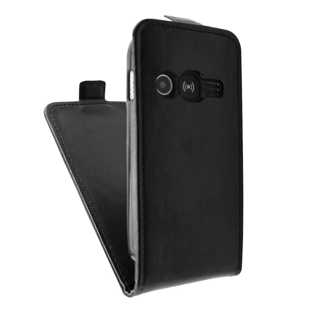 caseroxx Flip Cover Doro 1360/1361/1362 Nera