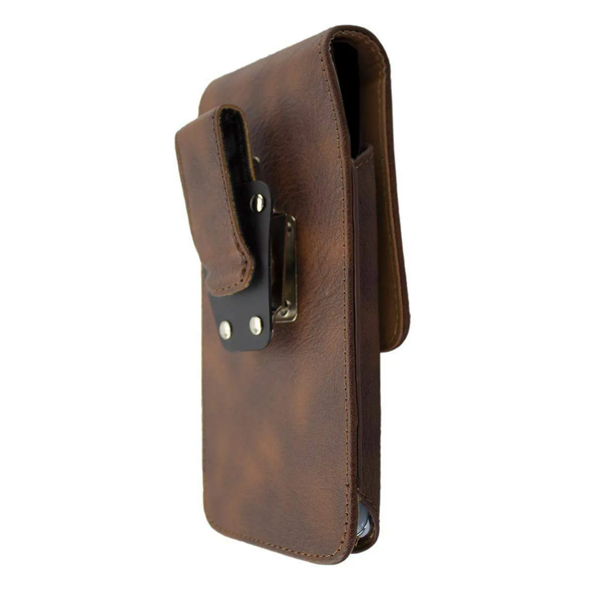 caseroxx Outdoor custodia Cat S42 marrone con clip cintura