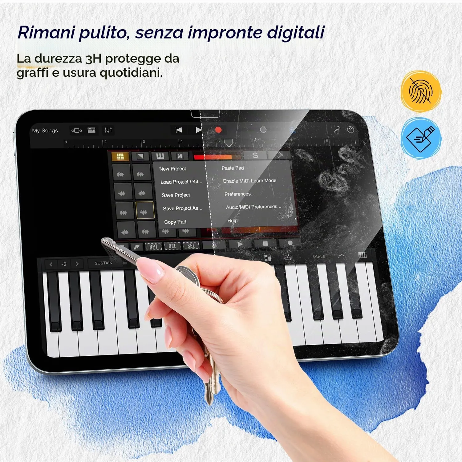 MoKo iPad A16 11/10 Pellicola Paperfeel 2 Pezzi Effetto Carta