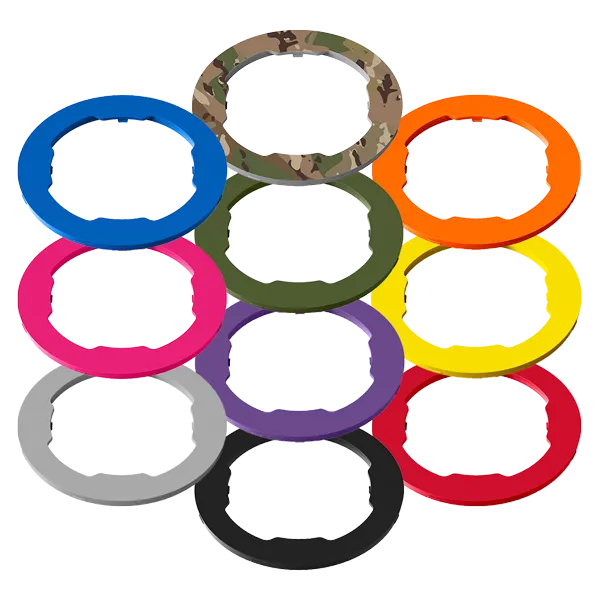 Quad Lock MAG anello colorato ricambio custodia nero incluso