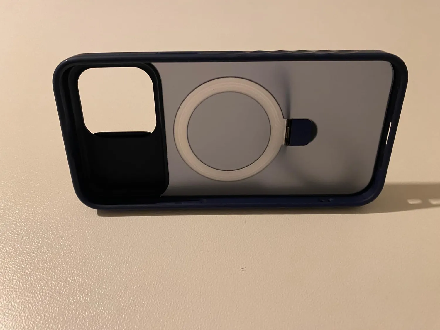 CloudValley Cover per iPhone 15 Pro Max blu opaco MagSafe
