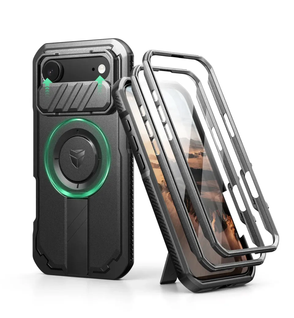 Dexnor cover iPhone 17 Air 6,5" nera MagSafe